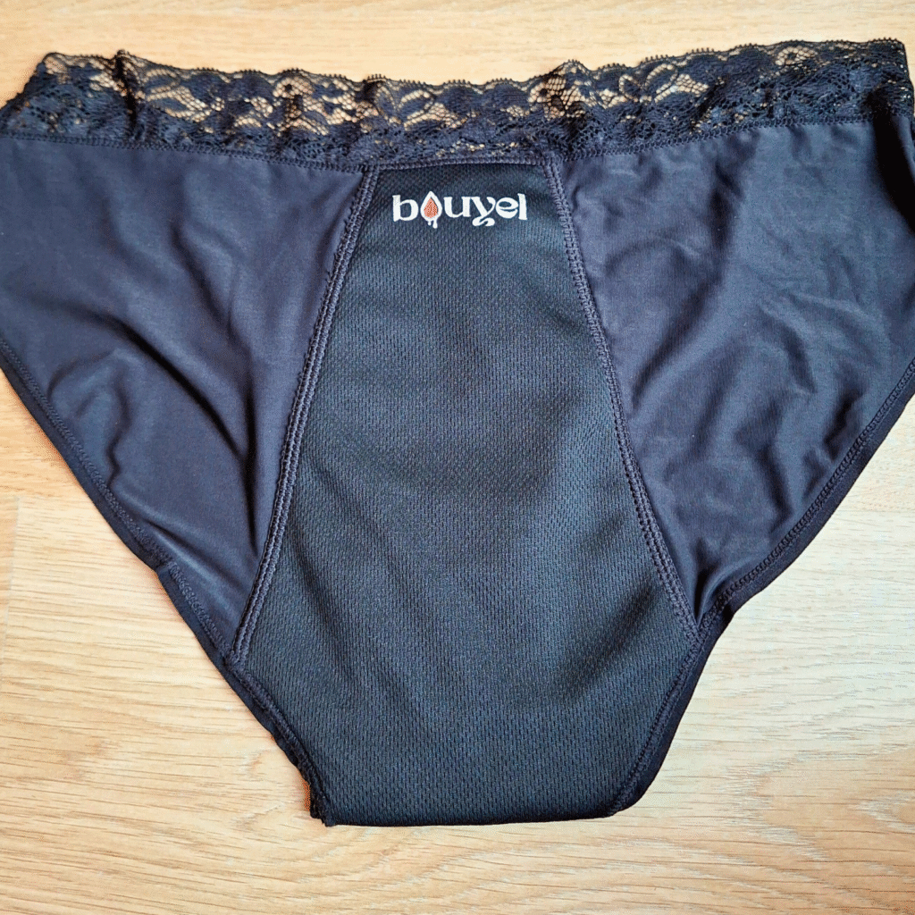 culotte menstruelle réutilisable de bouyel