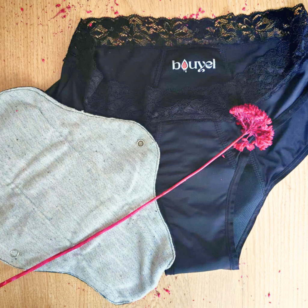 culotte menstruelle réutilisable de bouyel